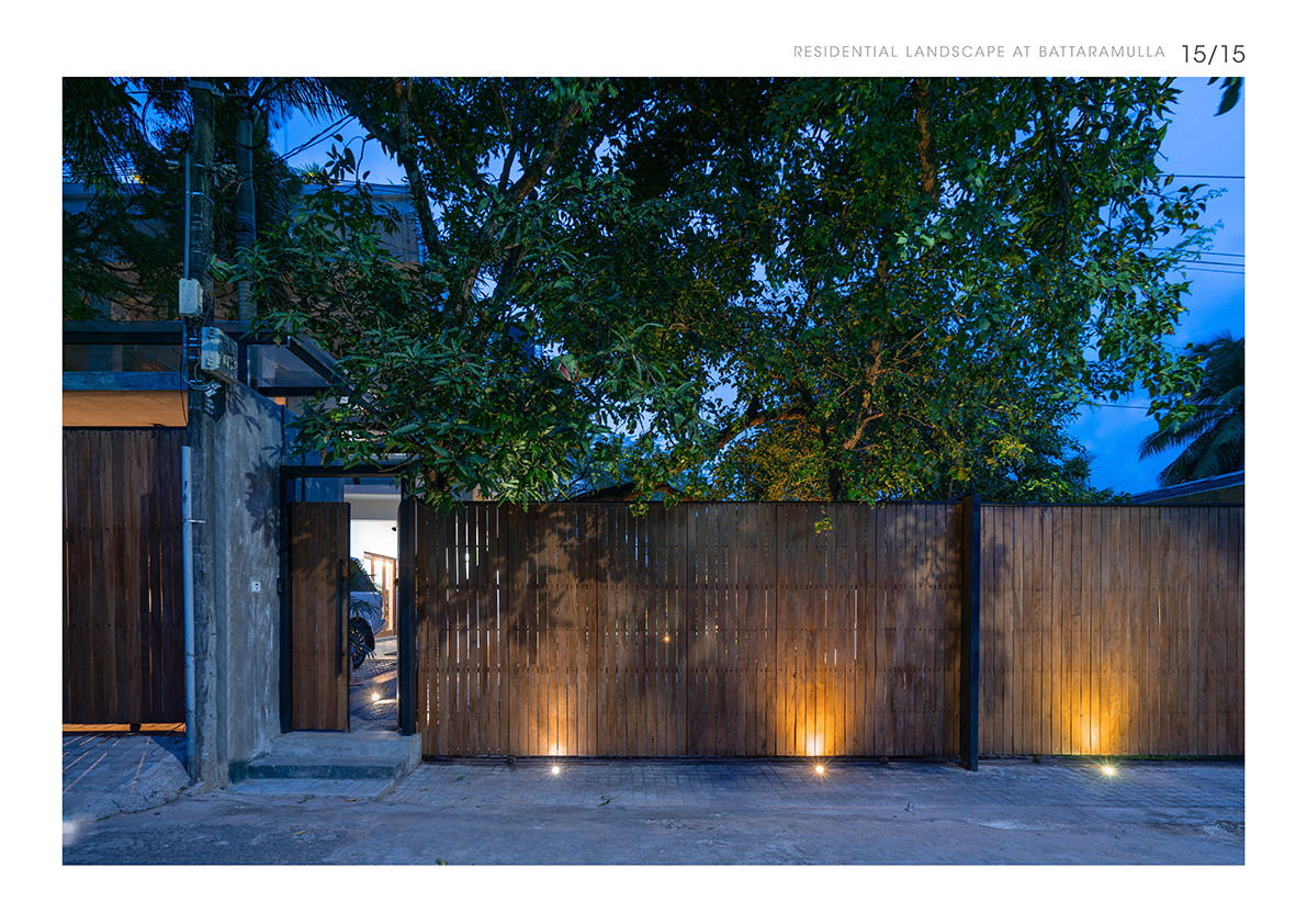 Residential Landscape at Battaramulla – Rediscovering the Breath of ...